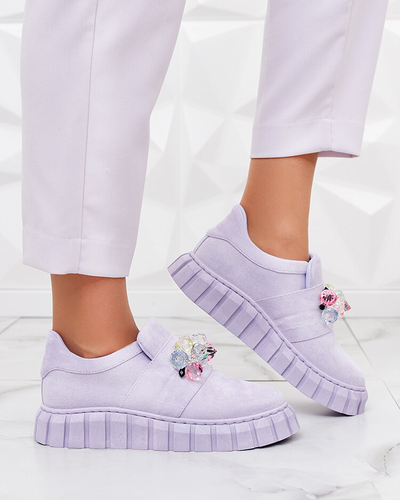 Royalfashion Sportliche Halbschuhe mit farbigen Steinen Resinello