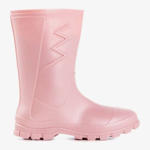 Матовий гумовий рожевий одяг з тканини Taif - Wellies 1