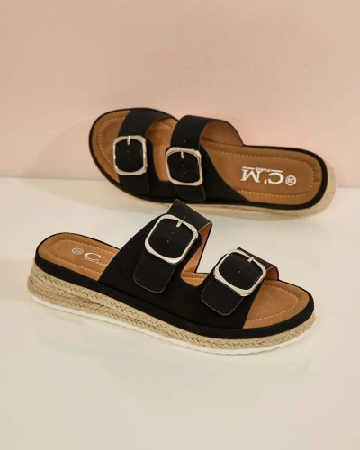 Royalfashion Жіночі шльопанці з пряжками Ossfo