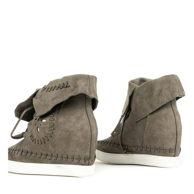 Grüne Turnschuhe mit Innenkeil Cinta - Footwear