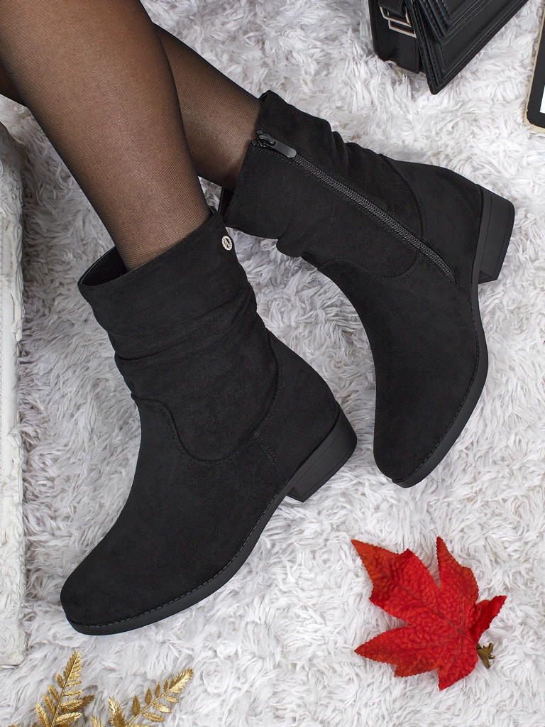 Höhere Damenstiefeletten Norvia aus Öko-Wildleder