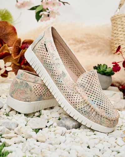 Royalfashion Damen durchbrochene Mokassins Nafis