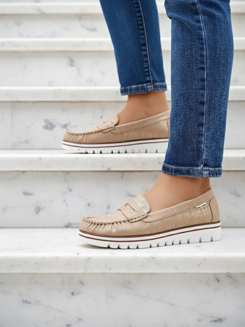 Royalfashion Жіночі екошкіряні мокасини Bellisse