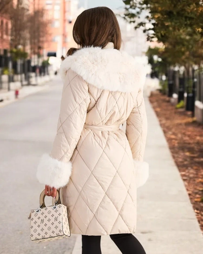 Royalfashion Damen gesteppte Winterjacke
