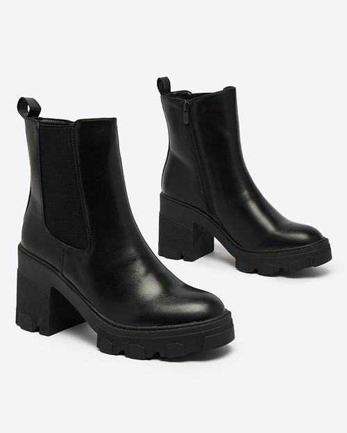 Royalfashion Чорні жіночі черевики Atherta на шпильці