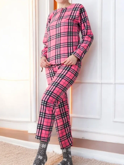 Royalfashion Weihnachts Damenpyjama