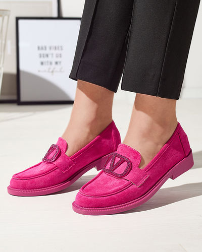 Fuchsia Damen Mokassins mit Verzierung Fogras- Footwear