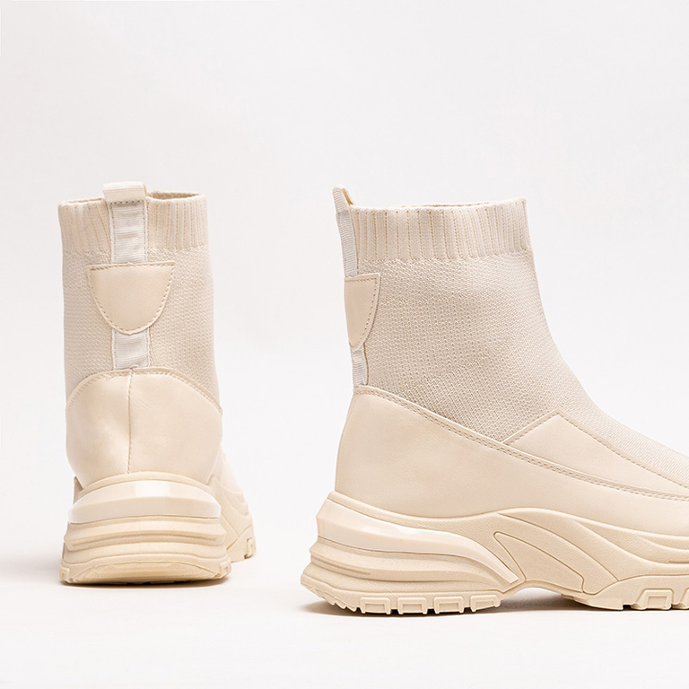 Beige Sport-Sneaker für Damen Berida - Footwear