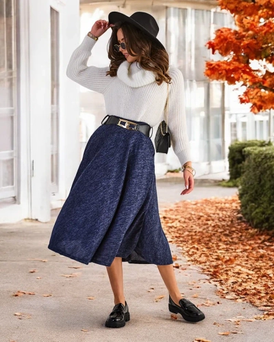 Royalfashion Damen-Midirock