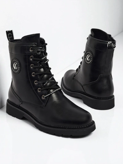 Öko-Leder Schnürstiefeletten Damen Tavira