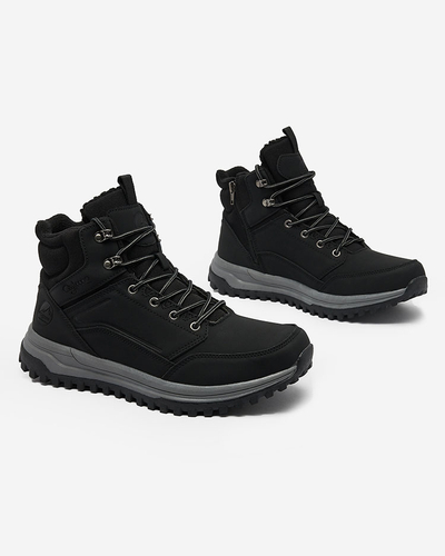 Royalfashion Schwarze Herren Trapper von Kunokia