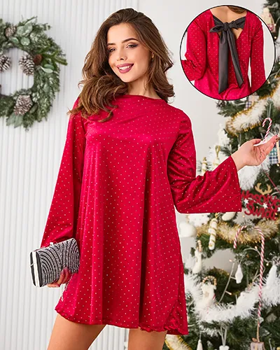 Royalfashion Damen Samtkleid