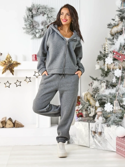 Royalfashion Damen Baumwoll Trainingsanzug Set