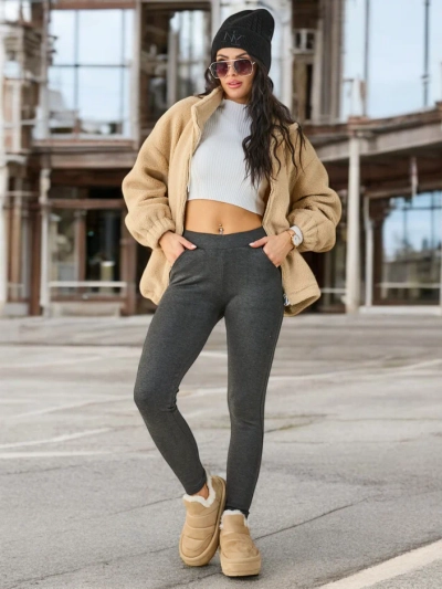 Royalfashion Damen warme Baumwollleggings