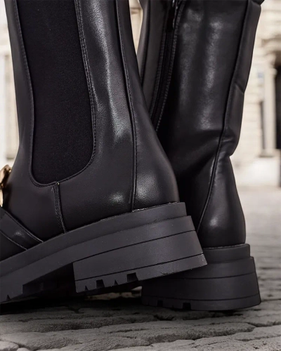 Жіночі високі чоботи Royalfashion Romur