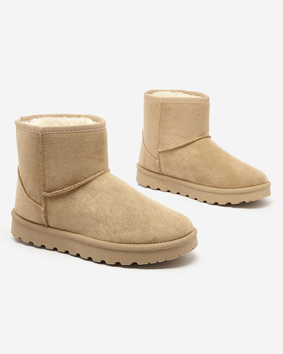 Royalfashion Braune Stiefel a'la Schneestiefel für Damen Nerlea