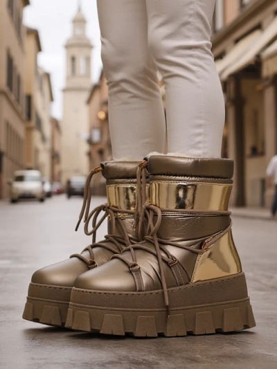 Royalfashion Damen Schneestiefel Warcca