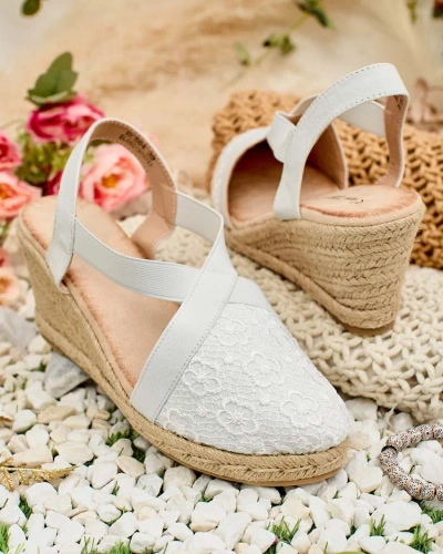 Royalfashion Damen Oleqa Espadrilles auf Ferse