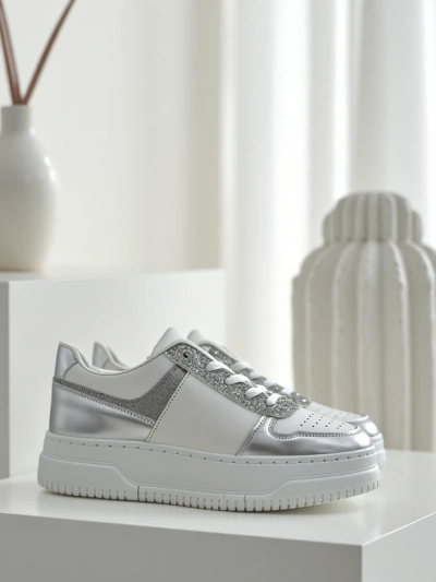 Royalfashion Damen-Sneaker mit Glitzer Qisofi