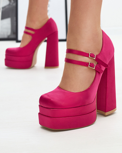 Fuchsia Damen hohe Stiletto-Pumps Elika - Schuhe