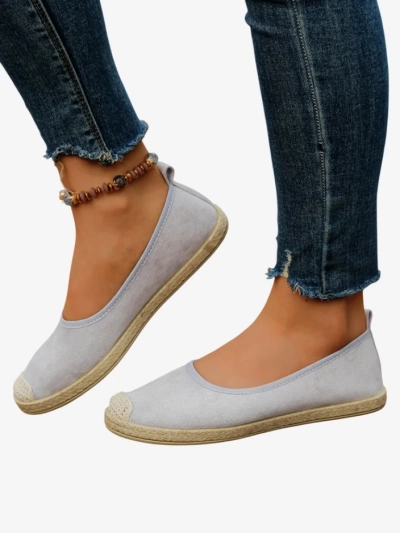 Royalfashion Damen Eco-Suede Espadrilles Aroles