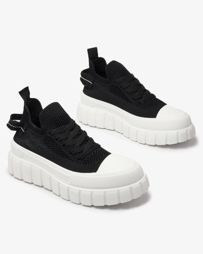 Damen-Sneakers in schwarzer Farbe Juneasi - Schuhe