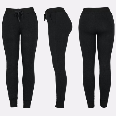 Schwarze Jogginghose aus Baumwolle - Hose 1