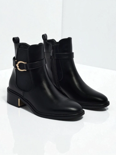 Damen Stiefeletten aus Öko-Leder Calivra