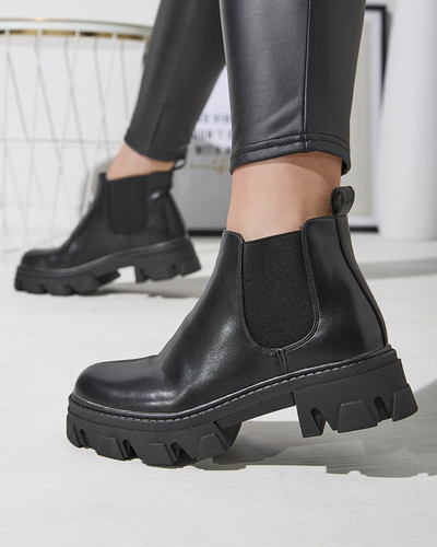 Черевики жіночі сліпони чорного кольору Inilco- Footwear