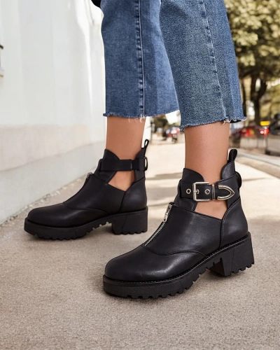 Royalfashion Damenstiefeletten im Worker-Stil Komowi
