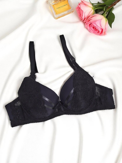 Royalfashion Damen gepolsterter Spitzen-BH BH Bella