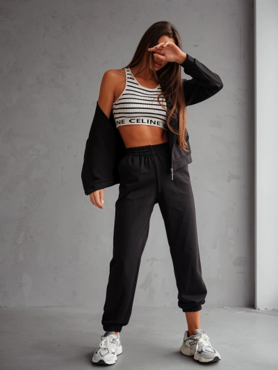 Royalfashion Damen Baumwoll-Trainingsanzug Set