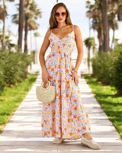 Жіноча бавовняна сукня міді Royalfashion