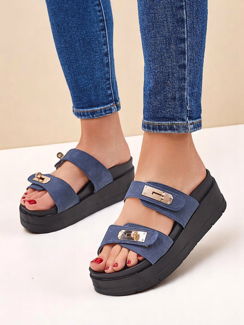 Royalfashion Жіночі босоніжки на платформі з пряжками Dalia