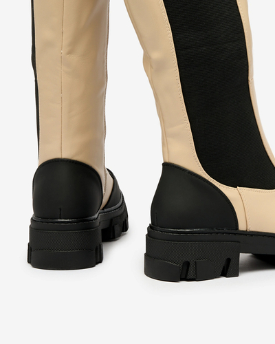 Royalfashion Бежеві жіночі напівчеревики Blyss