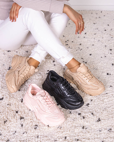 Pinker Damen-Sportschuh auf massiver Okis-Sohle - Footwear