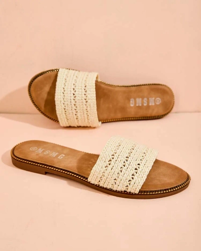 Royalfashion Damen Bofira flache Sohle Flip-Flops