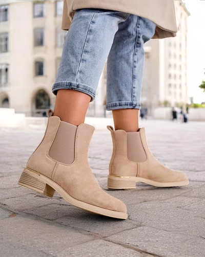 Royalfashion Damen Slip-On Knöchelstiefel Rizones