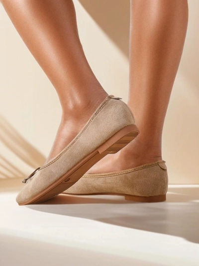 Royalfashion Damenschuhe Ballerinas mit einer Schleife Zaame