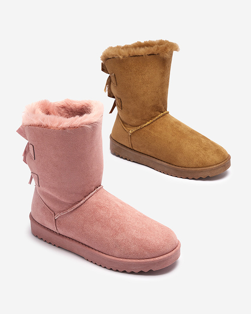 Рожеві жіночі чобітки Izuni