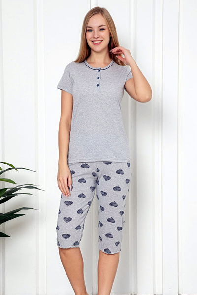 Royalfashion Damen Schlafanzug 2-teilig