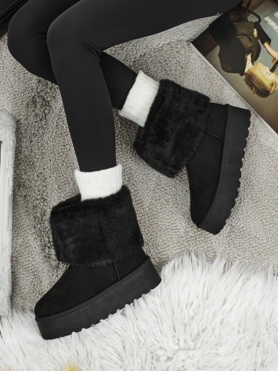 Damen Schneestiefel mit Fell Irelle