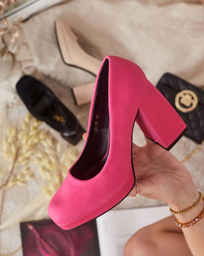 Royalfashion Damen Satin Edessa Pumps