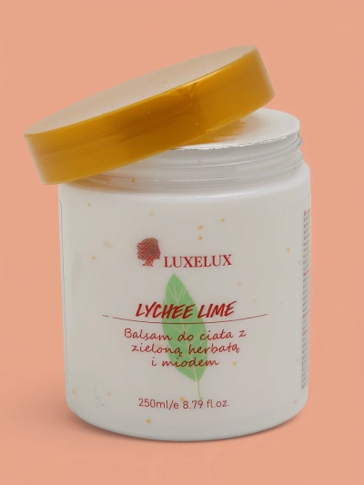 Luxelux LYCHEE LIME Körperbalsam mit grünem Tee und Honig 250 ml