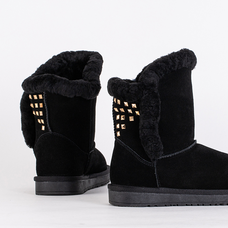 Schwarze Stiefeletten für Damen Lodgi- Footwear