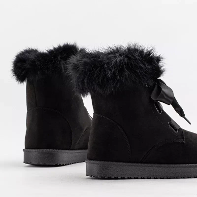 OUTLET Schwarze Damen-Schneestiefel von Ritalo - Schuhe