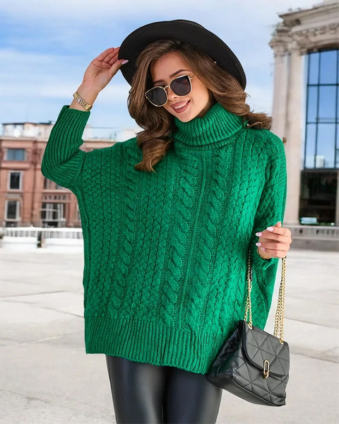 Royalfashion Damen-Rollkragenpullover