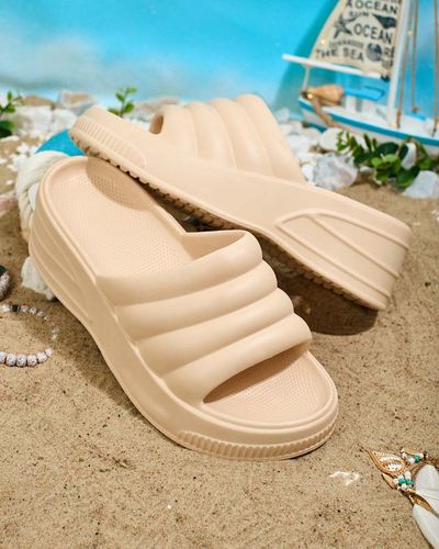 Royalfashion Damen Kooli Flip-Flops aus Gummi