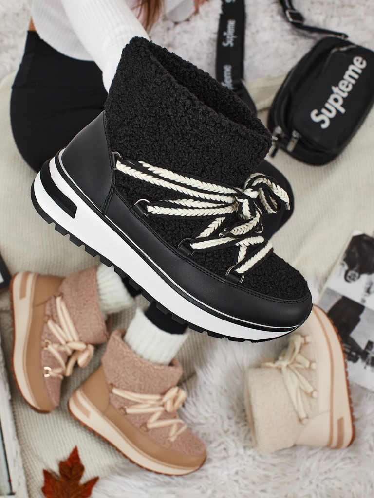 Damen Schneestiefel a'la mit Fell Verruna