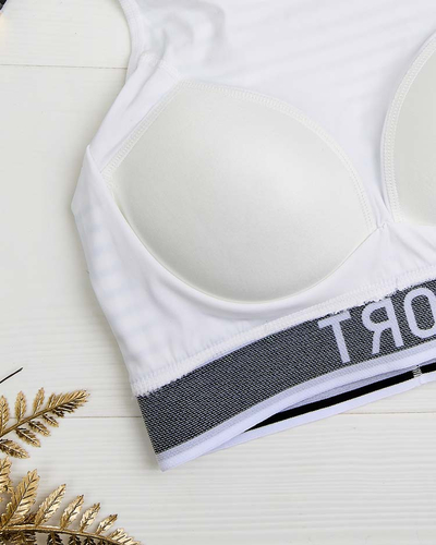 Royalfashion Gestreifter Damen-Sport-BH